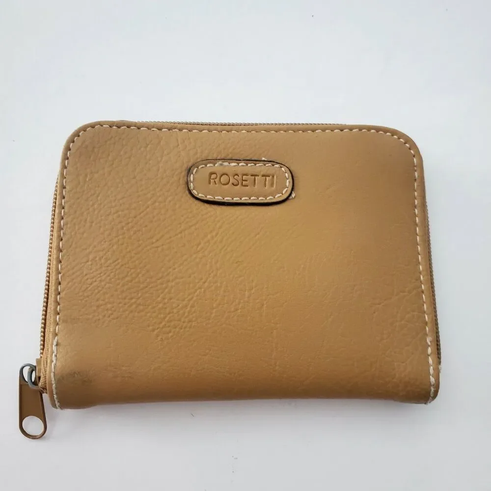 Brown Rossetti Leather Vinyl Purse With Wallet EUC
